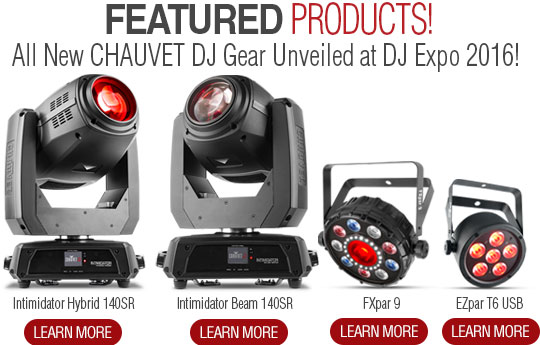 New CHAUVET DJ Products at DJ Expo 2016