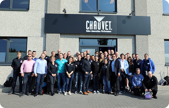 CHAUVET DJ Distributors Gather In Europe