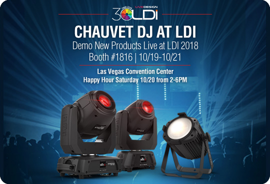 Don't Miss the CHAUVET DJ Lounge at LDI!