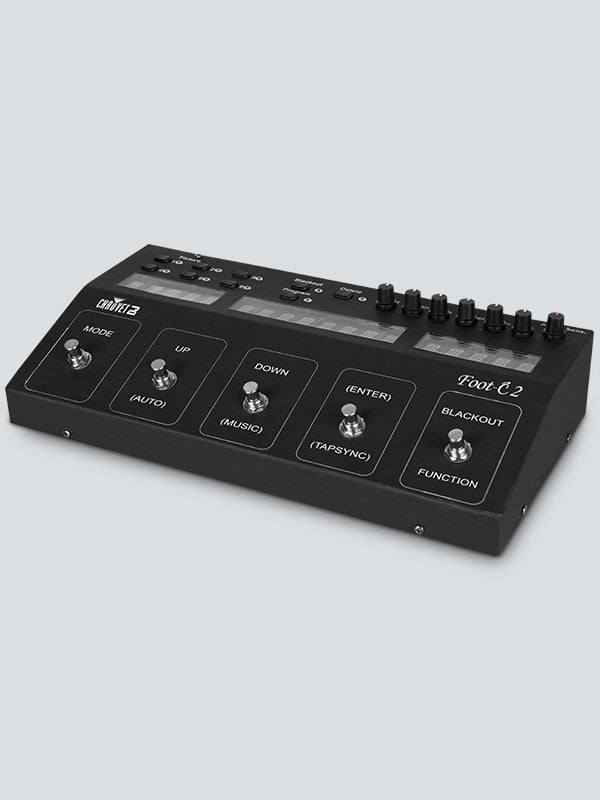 Chauvet DJ Foot C-2 36-Channel DMX Foot Controller w/MIDI Input w/Display+Fogger 